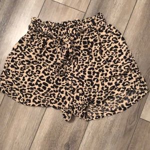Hollister Cheetah Dress Shorts